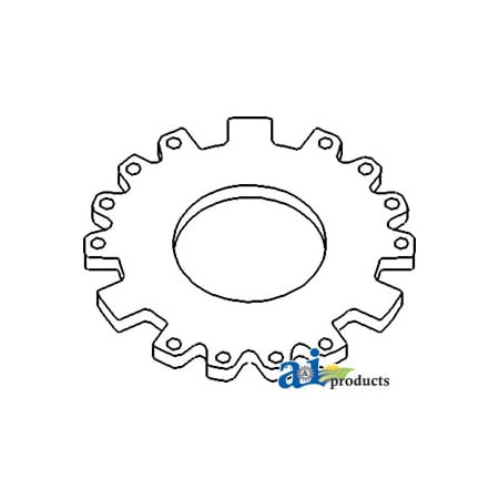 A & I Products Plate, Backing, Master Clutch 10" x10" x0.2" A-120769C2